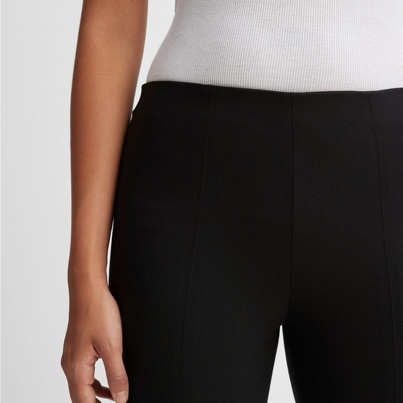 VINCE. Stitch Front Seam Ponte Legging Style # 199028 Black Slim Fit Pants $298 - Picture 3 of 11